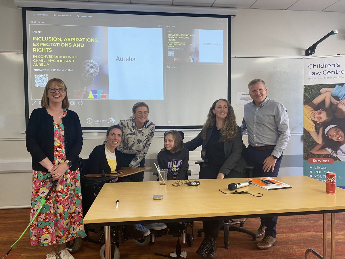 Chris Quinn (@chrisniccy) on Twitter photo What an inspirational morning <a href="/ChildRightsQUB/">Children'sRightsQUB</a> with <a href="/ChildLawCentre/">Children's Law Centre (CLC)</a>
Aurelia and Cheili give us their perspectives and very clear calls on inclusion aspirations and rights
I am committed to work to incorporate the UNCRC into domestic law What an inspirational morning <a href="/ChildRightsQUB/">Children'sRightsQUB</a> with <a href="/ChildLawCentre/">Children's Law Centre (CLC)</a>
Aurelia and Cheili give us their perspectives and very clear calls on inclusion aspirations and rights
I am committed to work to incorporate the UNCRC into domestic law