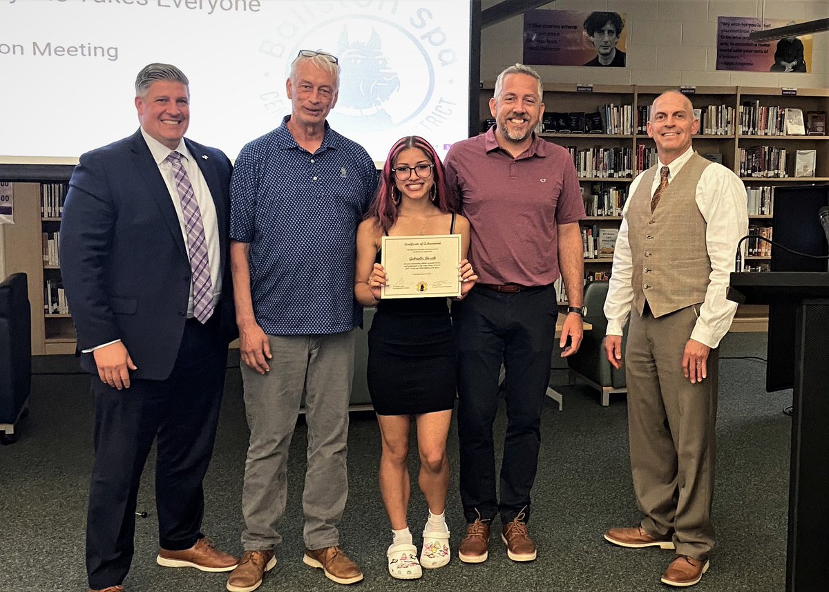 B'Spa Athletics (@b_spa_athletics) on Twitter photo Congratulations to Gabby!
Gabby Bozeth was recognized by the Board of Education for a tremendous season on the track. She earned Times Union’s Girl’s Track & Field Athlete of the Year for all her efforts including the NYS Federation title in the 200m!! <a href="/BSpaRunners/">BSpa Runners 🏅</a> <a href="/RadarRunning/">Radar Running Club</a> Congratulations to Gabby!
Gabby Bozeth was recognized by the Board of Education for a tremendous season on the track. She earned Times Union’s Girl’s Track & Field Athlete of the Year for all her efforts including the NYS Federation title in the 200m!! <a href="/BSpaRunners/">BSpa Runners 🏅</a> <a href="/RadarRunning/">Radar Running Club</a>