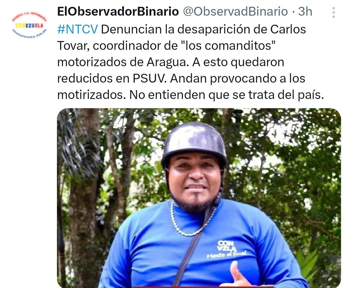 botellazo's tweet photo. Miren @NicolasMaduro @vladimirpadrino @dcabellor @jorgerpsuv
Agregar más terrorismo de Estado a sus ya abultados registro de antecedentes penales, no parece una buena idea...
El secuestro de personas con el objetivo de aterrorizar a otros es un delito en contra de los DDHH https://t.co/cl3yKCxCGY
