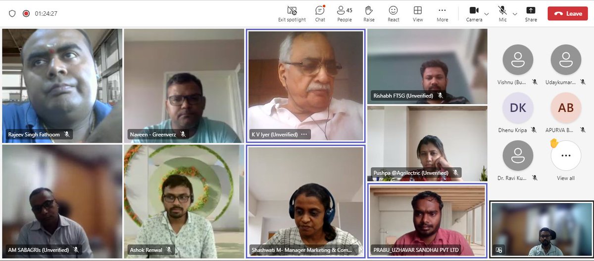 SabagrisOffice's tweet photo. 🌟 SABAGRIs Team attended a workshop on Lean Startup and Business Model Canvas by Mr. K. V. Iyer, organized by CCS-NIAM! 

Excited to apply new insights for growth! 🚀 

#LeanStartup #Innovation https://t.co/psP3aV4dv2