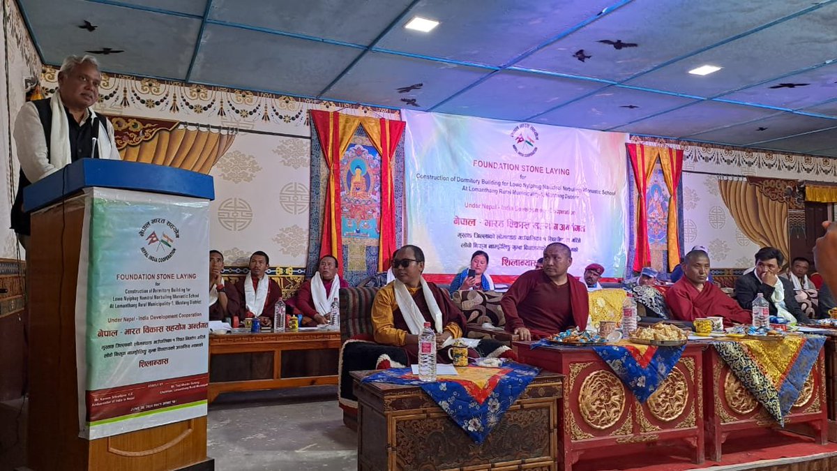 AakrutiAcharya's tweet image. This High Impact Community Development Project #HICDP is being built with Government of India’s financial assistance under ‘Nepal-India Development Cooperation’. 
#IndiaNepalFriendship
Save Nepal Sovereignty