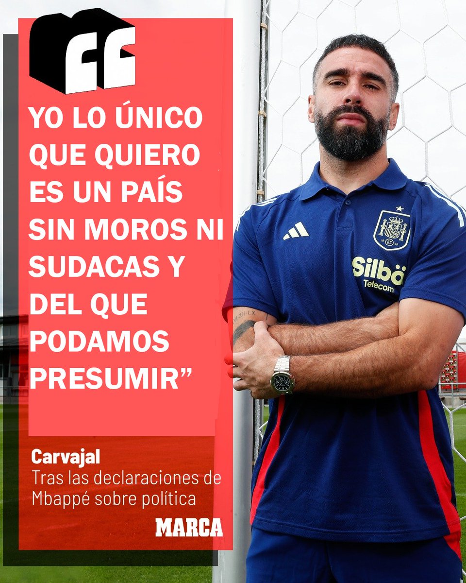 Garabatxs's tweet photo. 👉 Así se pronuncia @DaniCarvajal92 sobre las declaraciones de Mbappé de política y su visión del tema https://t.co/rupMktrYJN