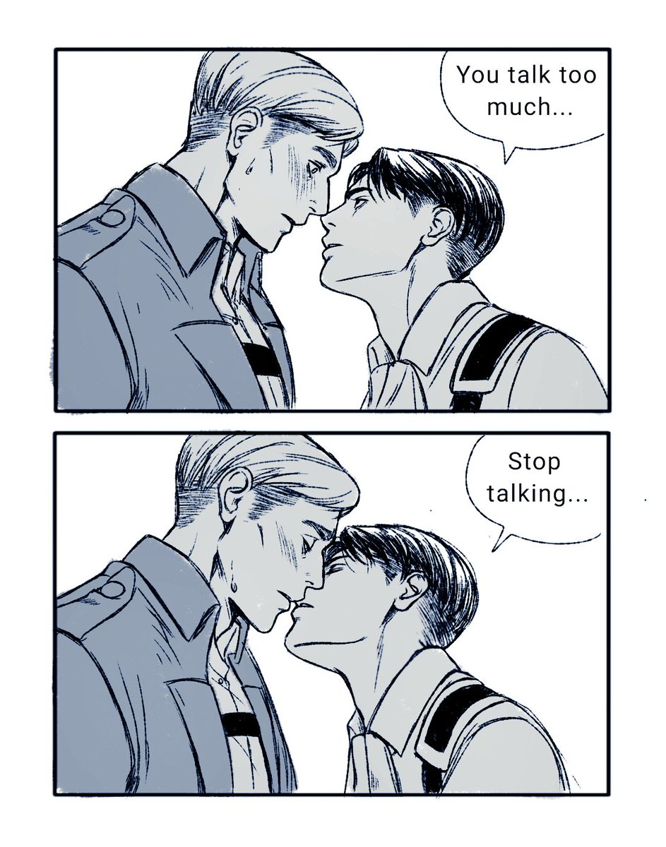 I think it was Levi who made the first move🤭 #eruri