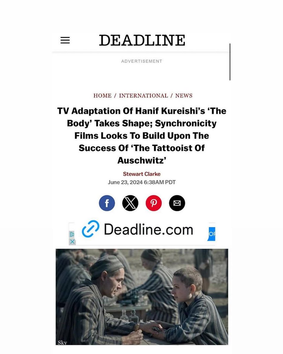 bwmgt's tweet image. Officially ⁦@skytv⁩ biggest drama launch in 2 years starring our @katiebernsteinuk cast by #kvhcasting written by @heathermorrisauthor @tattooistofauschwitz_official congrats to @synchronicityfilms