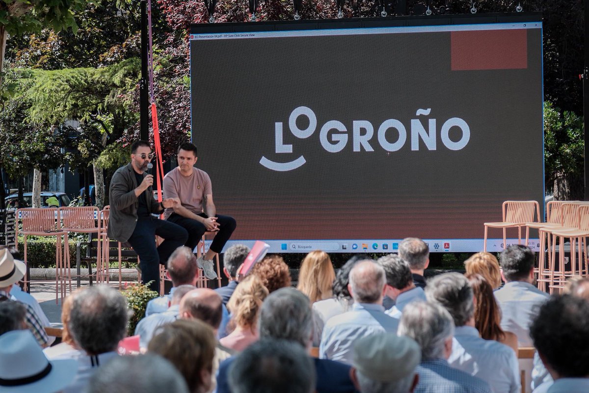 conrado_escobar's tweet photo. Una marca, un símbolo, una expresión de lo que somos. Gracias a los excelentes embajadores de Logroño ⁦@AytoLogrono⁩ https://t.co/9bnej0JnWT