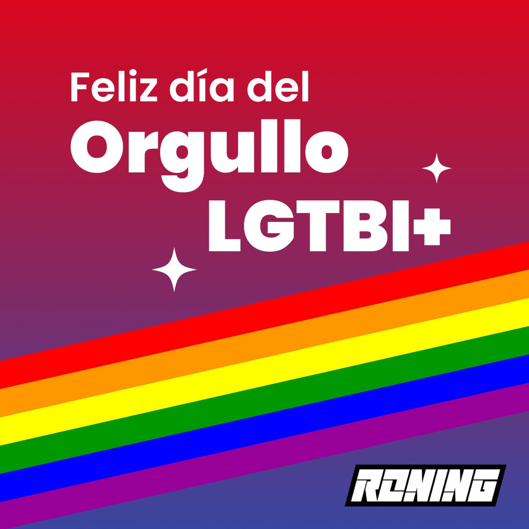 🏳️‍🌈Hoy celebramos la diversidad y la inclusión. En #Roning estamos orgullosos de ser parte de una comunidad de jugadores que valoran el respeto, la igualdad y el amor sin barreras 💖🌈

#LGBT #OrgulloLGTB #OrgulloLGTBIQ #Orgullo #Pride #Orgullo2024 #Pride2024 #Diversidad #28Junio