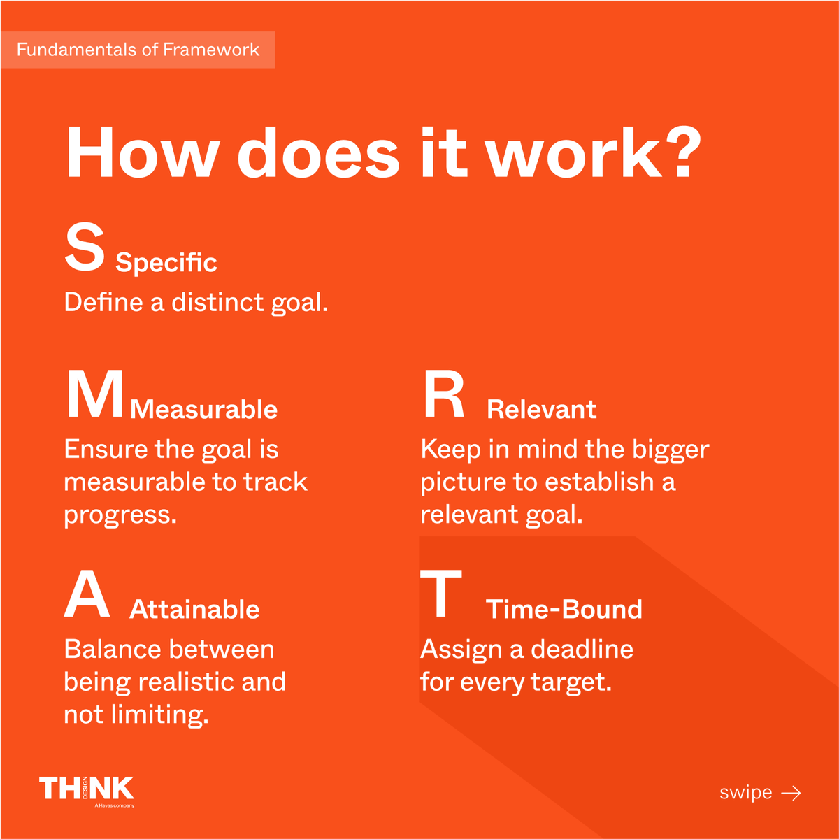 thinkdotdesign's tweet photo. This week, we’re spotlighting a key framework that truly makes or breaks a design project—the S.M.A.R.T Goals Framework. Stay tuned for more next week!

#ux #ui #uiuxdesign #designframework #businessframework #goalsetting #smartgoals https://t.co/de1dTwCX66