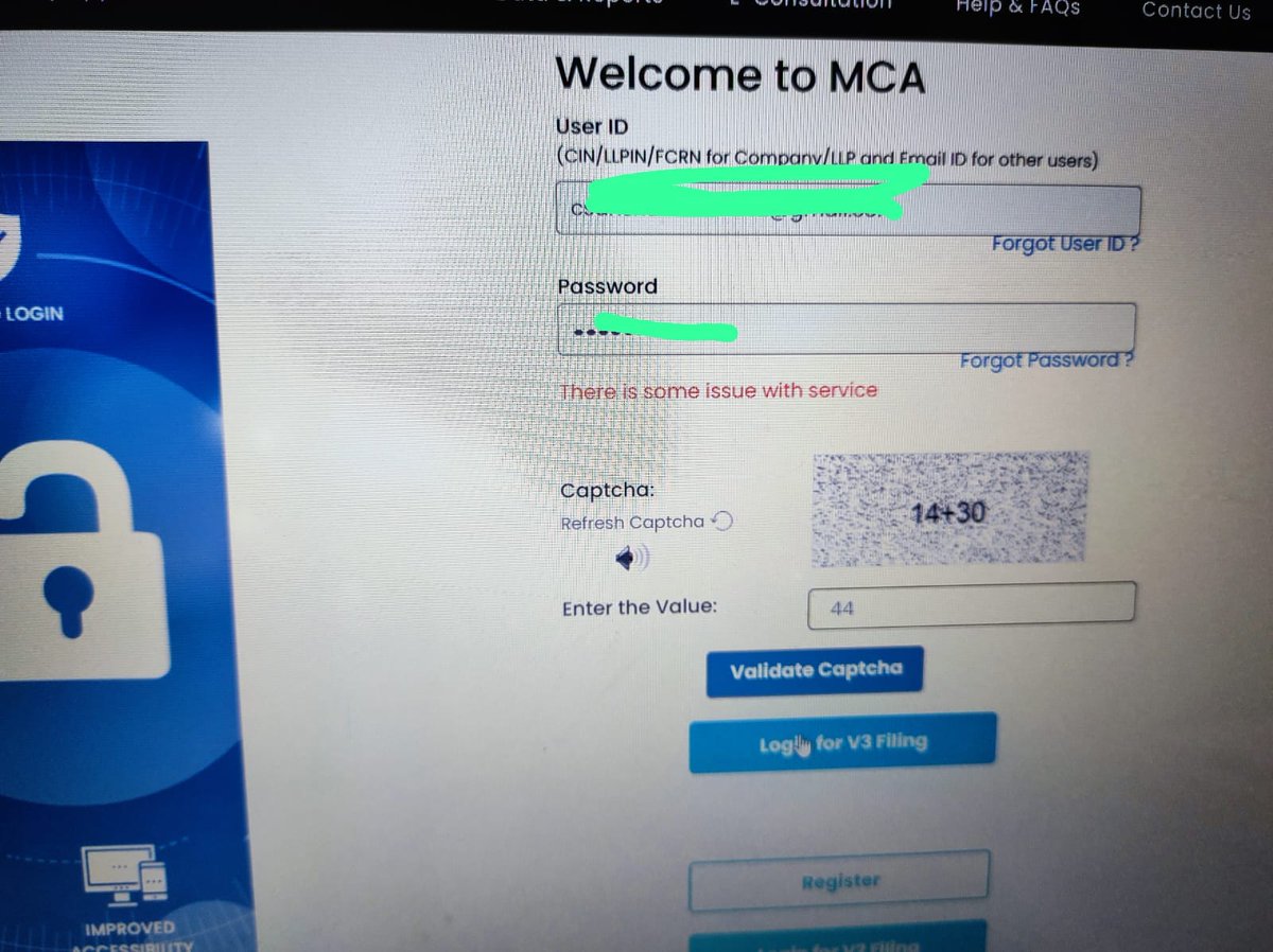 AnshulS9923's tweet photo. @MCA21India Today many dificulties stakeholders are facing as stated below
Login issue
Digital signature verification failed even after DSC is registered on the protal. 
While submission technical error occurred. 
@MCA21India how we complete forms on or before 30 in this condition. https://t.co/w6I6DVowQ2