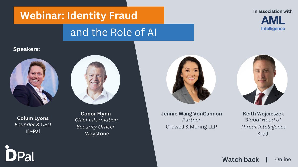 “Amateurs hack systems, professionals hack people,”    

Thank you again to the panel and our hosts, AMLintelligence.com for a fantastic conversation last night.    

Watch back here: bit.ly/3ziIOQO