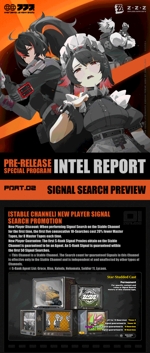 ZZZ_EN's tweet photo. Zenless Zone Zero's Pre-Release Special Program | Intel Report

Zenless Zone Zero will officially release on all platforms on July 4 at 10:00 AM (UTC+8) and will be available for pre-download from July 2. We look forward to seeing you all on Sixth Street!

#zzzero #zenless0704 https://t.co/0hfxnrO43p