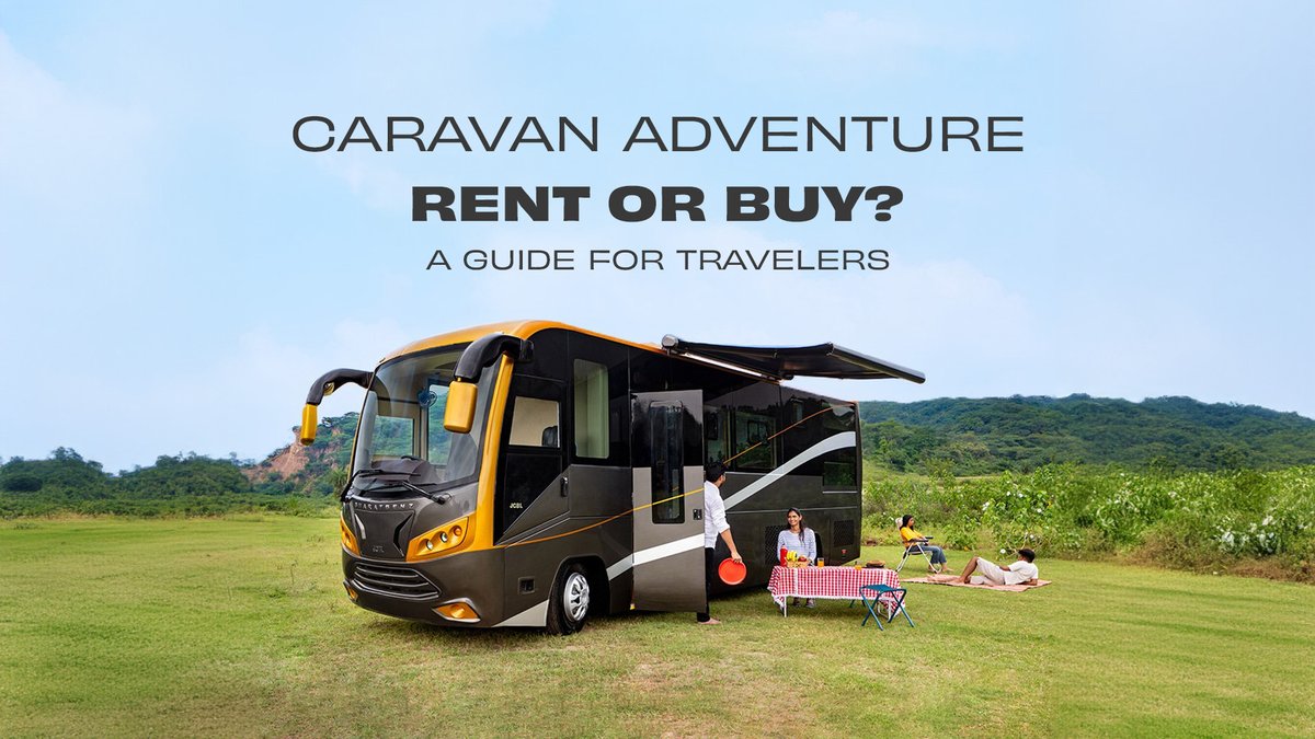 JcblLimited's tweet photo. Traveling in a Caravan is an incredible way to explore new places, offering a unique blend of freedom and comfort. Whether you choose to rent or own a Caravan, each option has its pros and cons. Get to know about these!

Read more: https://t.co/ANS1Qd1PSY

#JCBLRV  #JCBLCaravan https://t.co/XlcJ9o0EiN