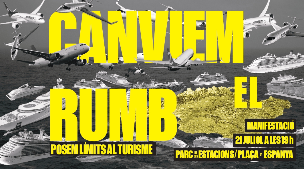 📝 A totes les entitats: ja tenim el formulari d'adhesions a la convocatòria de la Manifestació a #Mallorca de la Campanya #CanviemElRumb: #PosemLímitsAlTurisme. El dia 6 de juliol farem una roda de premsa amb totes les entitats adherides fins al moment👉🏼cryptpad.fr/form/#/2/form/…