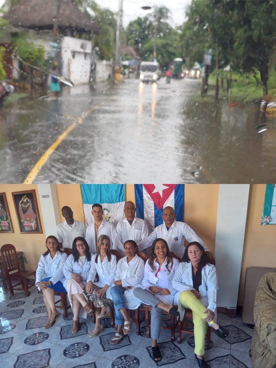 Amanecer con tiempo deteriorado en el Departamento de Santa Rosa.Ello no reduce el propósito de la BMC de  seguir contribuyendo a la salud de los guatemaltecos. #CubaViveEnSuHistoria,#CubaCoopera,#BMCGuatemala,#25AniversarioBMCGuatemala,#CubaSalvaVidas,#CubaSalva,#CubaPorLaSalud.