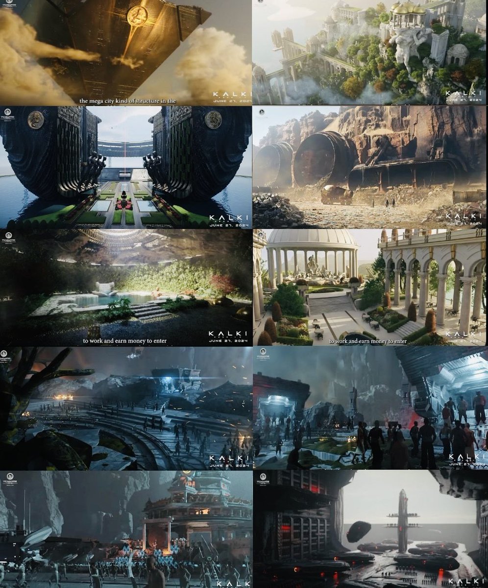 BorntobeAshwani's tweet photo. If You In Still In Awe Of #Kalki2898AD VFX,
▫️Can't Stop Raving About The #Mahabharta Sequences At The Finale.
▫️Looking And Wondering About #Sambala,
▫️Amazed By Complex Beauty, #Prabhas's Different Clones,
▫️#AmitabhBachchan's #Ashwathama Magnificent Transformation and,
▫️Superme #Yaskin's Den With Those Hugh Statue, Which Brings You There...
This Impossible Task Done By #PrimeFocus Group (@dneg). 👏
They also given arms to #Fighter and Soul to #Munjya.
Take a bow 🙌
#KamalHassan #DeepikaPadukone #NagAshwin @PrimeFocusIndia