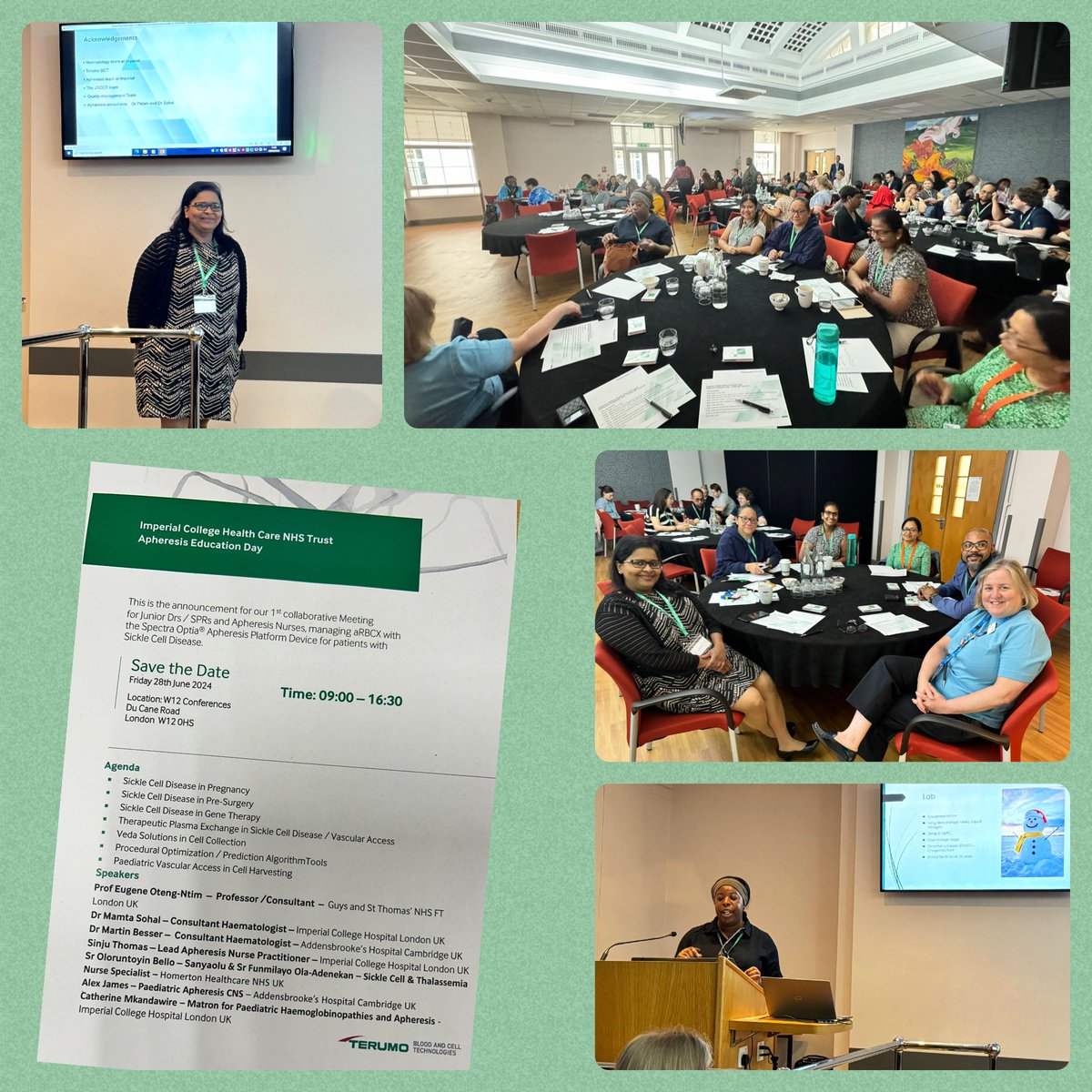 Karen Bradley π (@karhod21) on Twitter photo Very exciting day hosting a #TeamHaem #Apheresis education day <a href="/ImperialNHS/">Imperial NHS π</a> in partnership with <a href="/terumobct/">Terumo Blood and Cell Technologies</a> Enjoying the informative sessions and discussion π Great networking opportunity for apheresis colleagues π<a href="/SinjuThomas3/">Sinju Thomas</a> <a href="/majhoye/">Maj CastaΓ±eda</a> <a href="/Julie10000/">Julie Oxton π</a> <a href="/SigsworthJanice/">Janice Sigsworth RN π</a> <a href="/hal_bee/">Halima Begum</a> Very exciting day hosting a #TeamHaem #Apheresis education day <a href="/ImperialNHS/">Imperial NHS π</a> in partnership with <a href="/terumobct/">Terumo Blood and Cell Technologies</a> Enjoying the informative sessions and discussion π Great networking opportunity for apheresis colleagues π<a href="/SinjuThomas3/">Sinju Thomas</a> <a href="/majhoye/">Maj CastaΓ±eda</a> <a href="/Julie10000/">Julie Oxton π</a> <a href="/SigsworthJanice/">Janice Sigsworth RN π</a> <a href="/hal_bee/">Halima Begum</a>