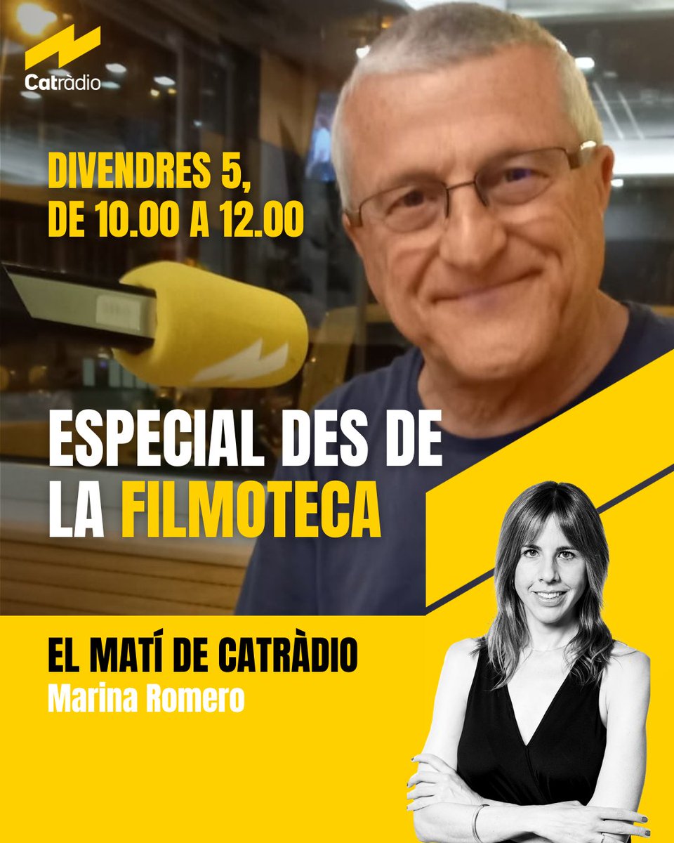 El Gorina es jubila! Divendres que ve, farem un #MatíCatRàdio especial des de la <a href="/filmotecacat/">Filmoteca Catalunya</a>. T'agradaria venir? Apunta't aquí: ccma.cat/3cat/el-gorina…
