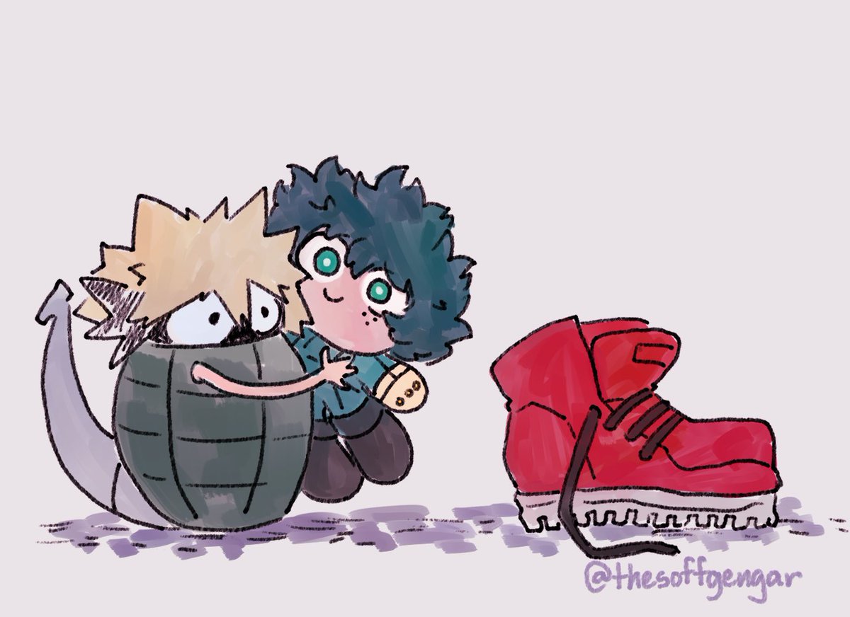 thesoffgengar's tweet image. #dynamy! what are you doing, little guy? (1/5)