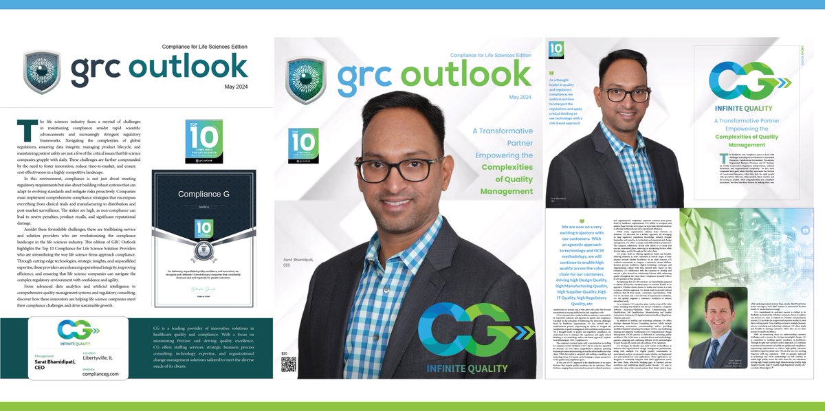 GRC Outlook (@grcoutlook) on Twitter photo We extend our warmest congratulations <a href="/ComplianceGrou1/">Compliance Group</a> on your outstanding achievement of being featured as the best Cover Page in GRC Outlook Magazine! Your captivating design, creativity, and attention to detail have truly made an impact. grcoutlook.com/compliance-g/ We extend our warmest congratulations <a href="/ComplianceGrou1/">Compliance Group</a> on your outstanding achievement of being featured as the best Cover Page in GRC Outlook Magazine! Your captivating design, creativity, and attention to detail have truly made an impact. grcoutlook.com/compliance-g/