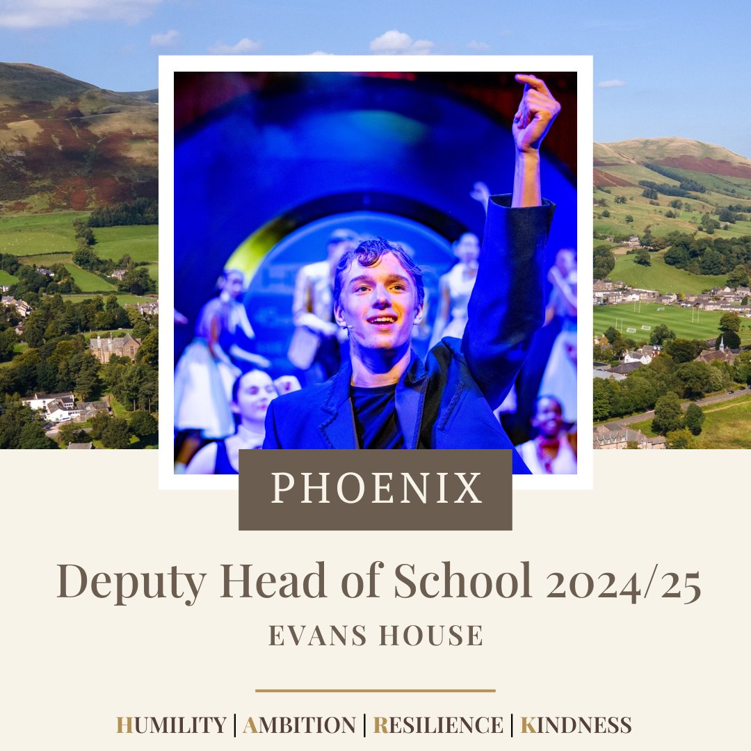 🤎 Introducing our newly appointed Heads and Deputy Heads of School for 2024/25 

🌟 Head of School: Ella
🌟 Head of School: Archie
🌟 Deputy Head of School: Isabel
🌟 Deputy Head of School: Phoenix