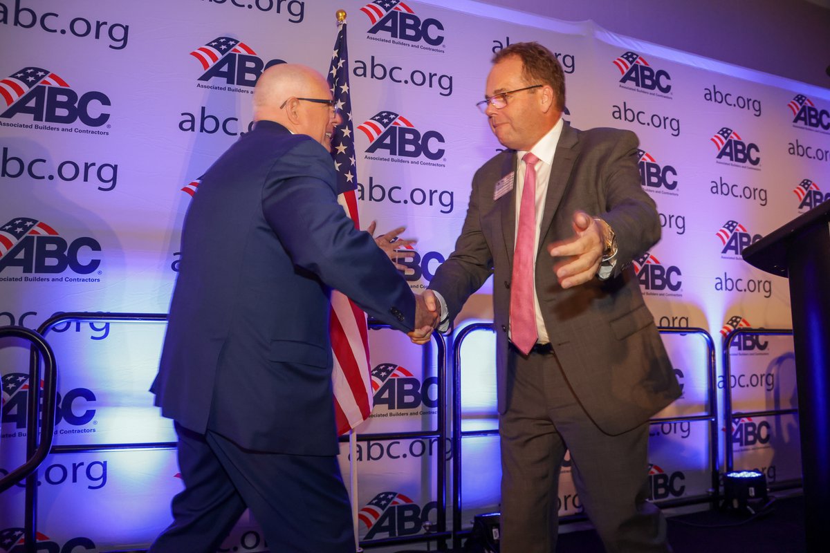 Henley President and ABC National Chair, Buddy Henley, met last night with former Maryland Governor and 2024 Senate candidate, Larry Hogan at ABC's Legislative Conference in Washington, DC. where he focused on key issues impacting our industry and the future of construction.