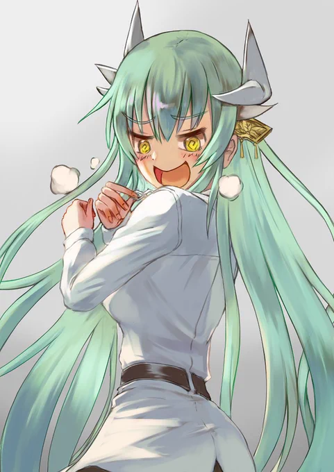 過去に清姫描いたなーって思ったらぐだのコスプレのこれだったw#FGO   #清姫 