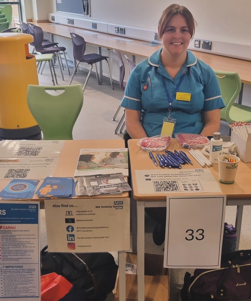 PDEUteam's tweet photo. ✨ PDEU representing MYTT at Greenhead college today, discussing all things NHS including careers, development and opportunities ✨ #Mytt #pdeu #development https://t.co/zji9OSWX7v