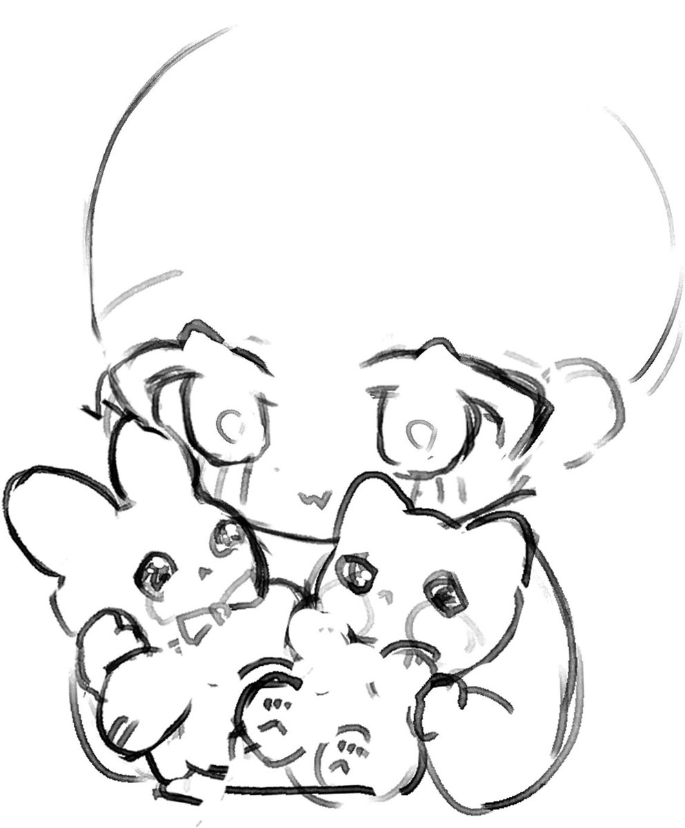 mano_maple's tweet photo. 自分で描く時間がないのでトレス素材として配布します✉️🕊️

（アレンジ◯ 商用利用× トレス元記載任意）

 #トレス素材 https://t.co/NKixjBUndo