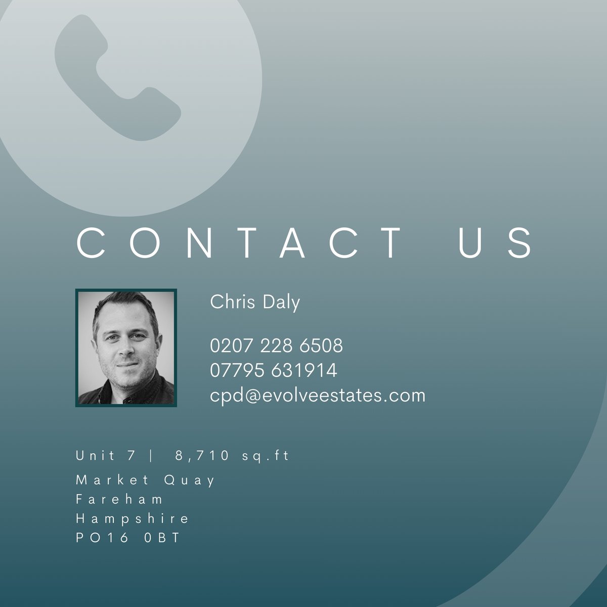 NEW LETTINGS 

Unit 7 | Market Quay Shopping Centre | Fareham

8,710 sq.ft  (809 sq.m)

#NewLettings #MarketQuay #CommercialRealEstate #PropertyManagement #LettingAgent #InvestInFareham #MarketQuayFareham #EvolveEstates