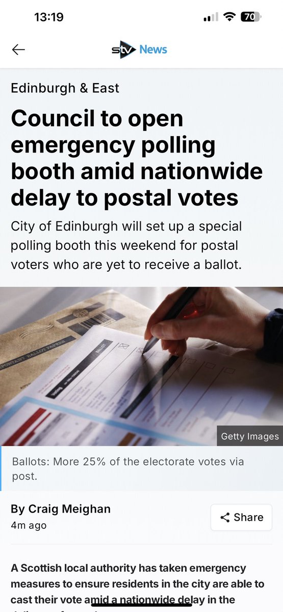 Please can <a href="/GlasgowCC/">Glasgow City Council</a> do this has well would be good if they opened the city chambers this weekend so that if you don’t have our postal vote you can go there to vote!!!! also would be good if others like <a href="/EDCouncil/">East Dun Council</a> would do it as well and <a href="/EastRenCouncil/">East Renfrewshire</a>