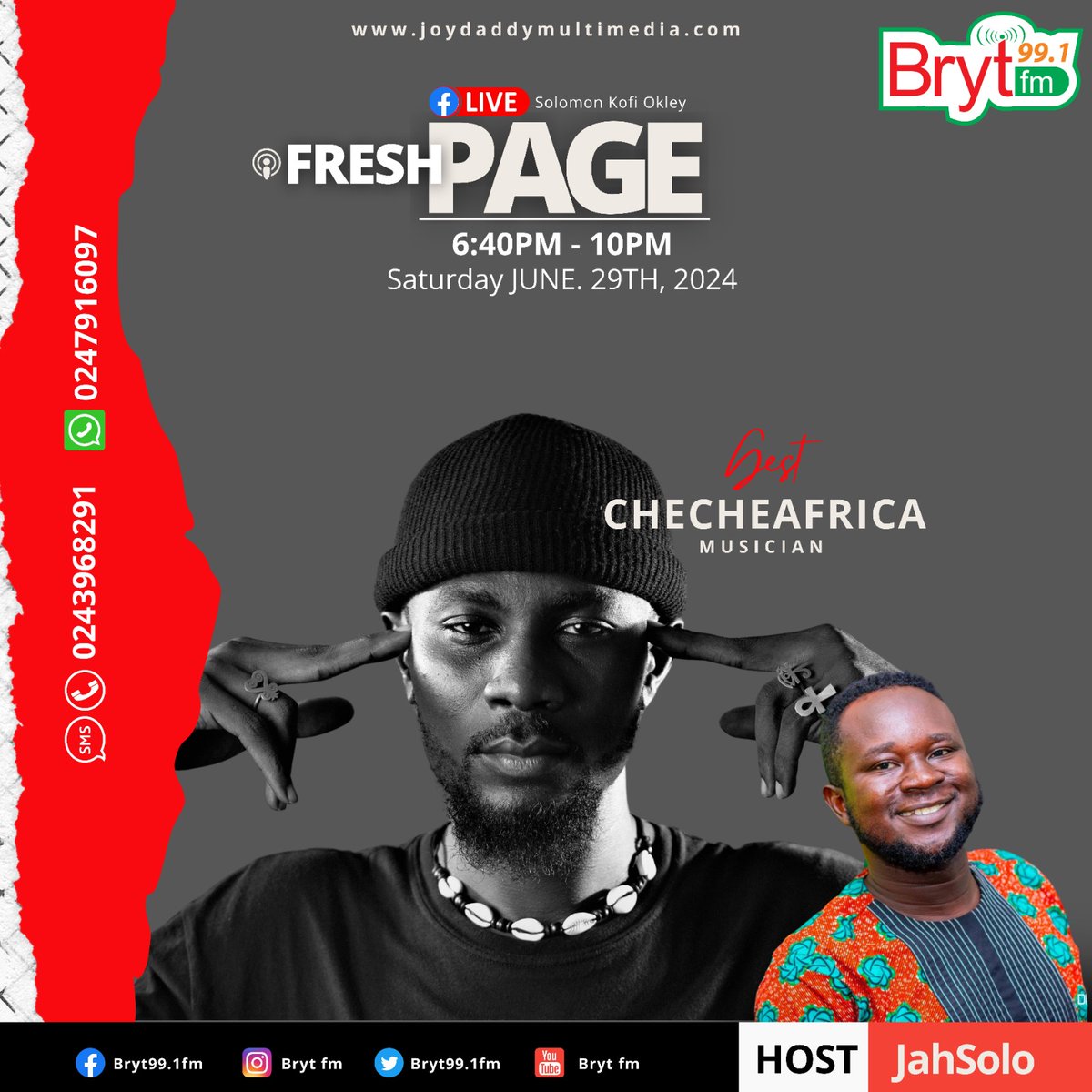 checheafrica's tweet image. &quot;Hey fans! I&apos;m thrilled to announce that I&apos;ll be going on a media tour across radio stations in the Eastern region of Ghana, Tomorrow.Tune in to hear me share the inspiration behind my latest track and more! Get ready to jam with me and let&apos;s make some unforgettable memories!