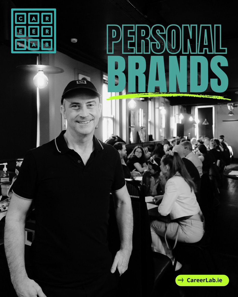 🗓️👉🏽 Career Lab host a special Personal Branding event with a collaborative career workshop by Conor Lynch. #event #career #personalbranding