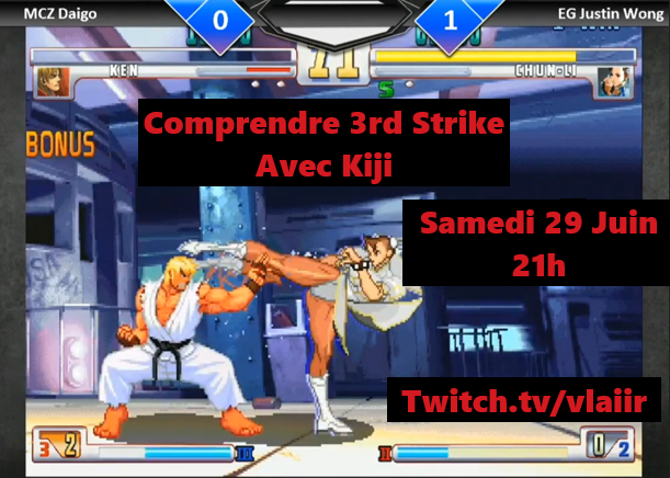 PassionVS_FGC's tweet photo. Suite des streams découverte des jeux de l'EVO !

Demain on parle du slot Legacy de 2024 : Street Fighter 3 Third Strike (ou 3.3 pour les intimes) !

Avec Kiji @KijiLaBete, joueur et commentateur !

Venez découvrir ce jeu du passé... toujours d'actualité !

Samedi 29 Juin - 21h https://t.co/PTRukd5QK0