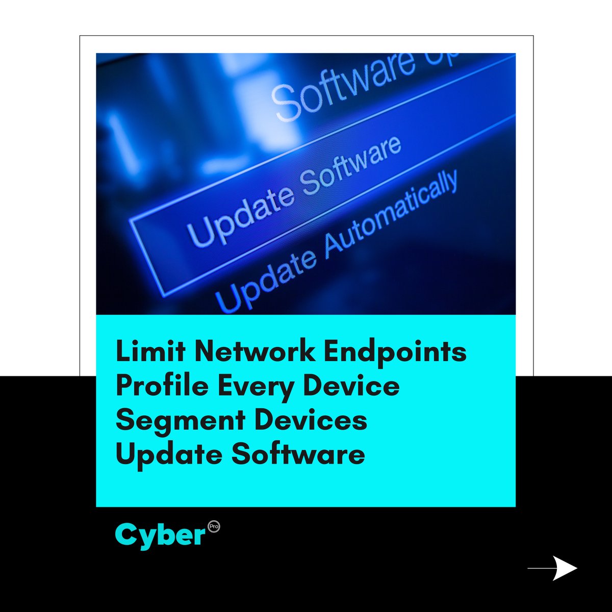 CyberPro_M's tweet image. Discover essential steps to safeguard your Internet of Things devices from cyber threats. From routine monitoring and implementing zero-trust architectures to changing default passwords, fortify your digital fortress with these vital measures.
#CyberSecurityTips #IoTProtection
