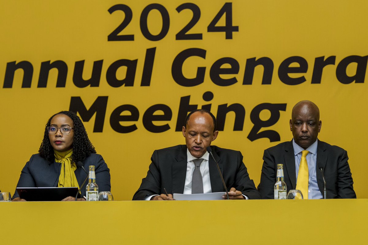 MTN Rwanda (@mtnrwanda) on Twitter photo #HappeningNow:
MTN Rwandacell PLC is pleased to host the 4th Annual General Meeting of shareholders since listing by introduction on the Rwanda Stock Exchange (<a href="/RwStockExchange/">Rwanda Stock Exchange</a>) in 2021. The meeting was opened by Mr. <a href="/mkfaustino/">Faustin Mbundu - MFK</a>, Chairperson of the MTN Rwanda Board of Directors #HappeningNow:
MTN Rwandacell PLC is pleased to host the 4th Annual General Meeting of shareholders since listing by introduction on the Rwanda Stock Exchange (<a href="/RwStockExchange/">Rwanda Stock Exchange</a>) in 2021. The meeting was opened by Mr. <a href="/mkfaustino/">Faustin Mbundu - MFK</a>, Chairperson of the MTN Rwanda Board of Directors