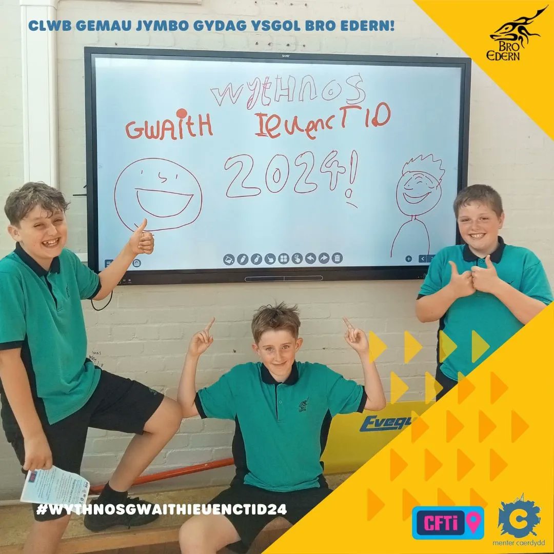 MenterCaerdydd's tweet photo. Falch i ddathlu #wythnosgwaithieuenctid24 gydag yr Ysgolion Uwchradd yn nalgylch @BroEdern! 👥🎉🙌

Glad to celebrate #youthworkweek24 with the High Schools around the eastern areas of Cardiff! 👥🎉🙌

 @CymraegCHS @siarteriaithYBE @stteilosCymraeg @easternhighcdf https://t.co/HwnpdPilOo