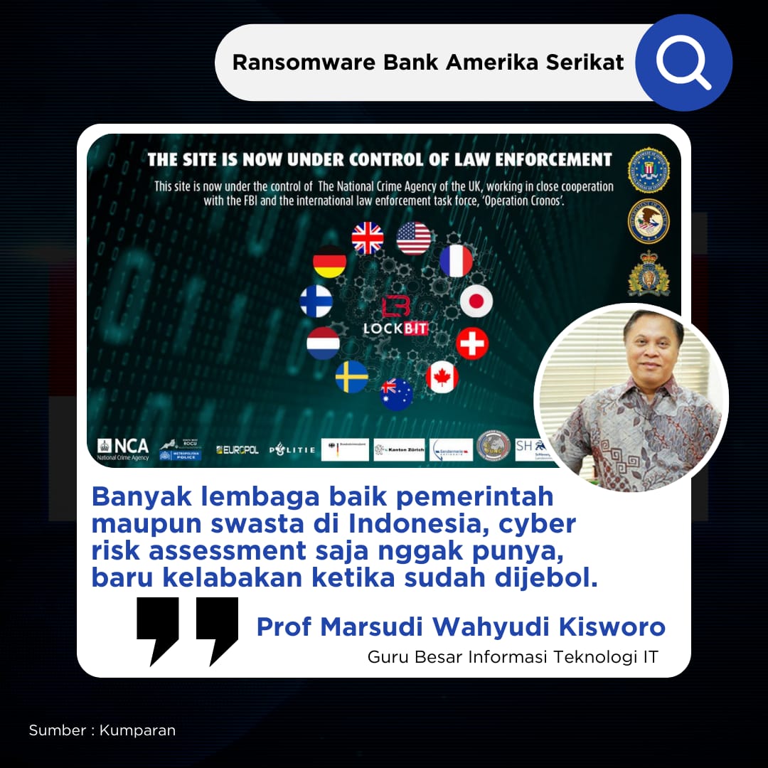 info_gedang's tweet photo. Guru besar IT: Tidak ada sistem yang dijamin keamanannya

#pusatdatanasional #IT #ransomwere #MarsudiWahyudi
Cimindi King Info Jepang https://t.co/mX2gpwD3mw