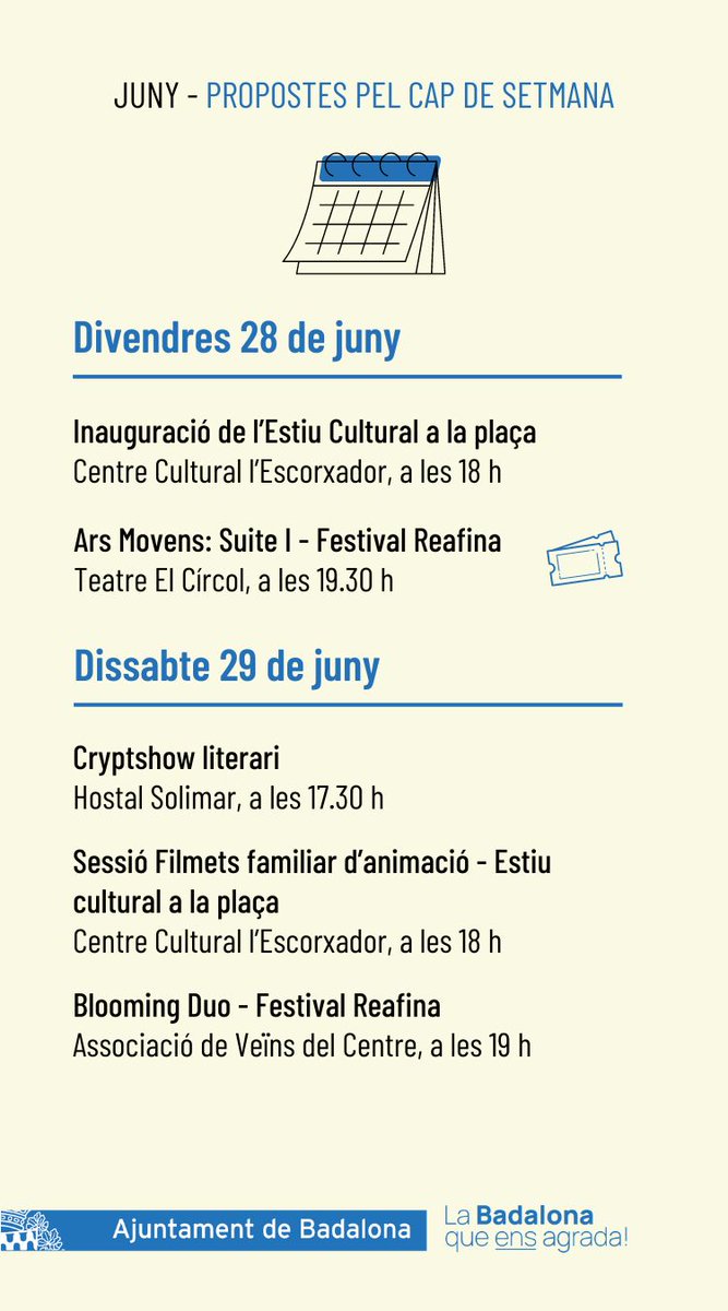 Cultura Aj. Badalona tweet media