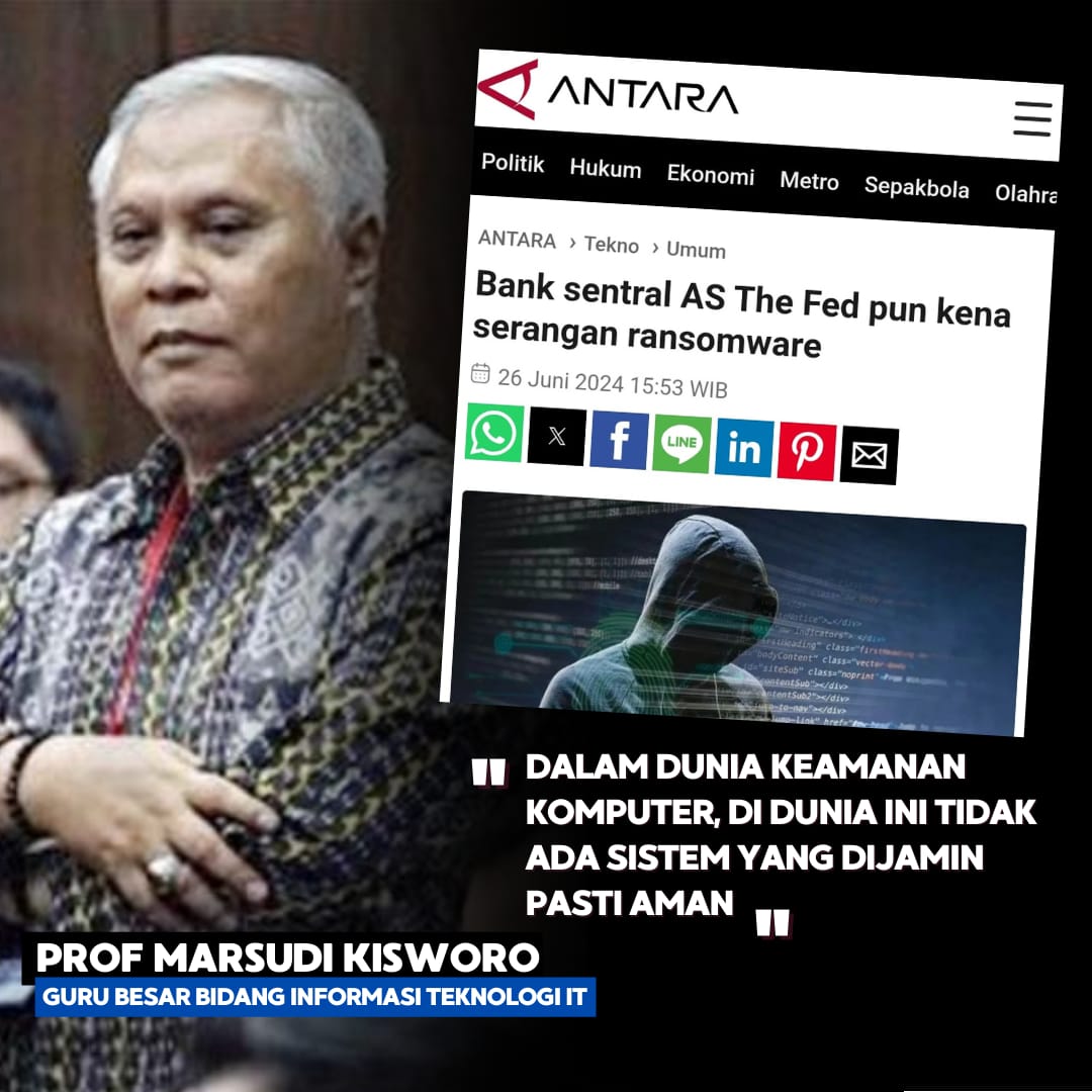 info_apalagi's tweet photo. Pro Marsudi: Pentingnya security awarness culture untuk mengurangi dampak terretasnya data

#pusatdatanasional #IT #ransomwere #MarsudiWahyudi
Cimindi King Info Jepang https://t.co/KaaddZPfXQ