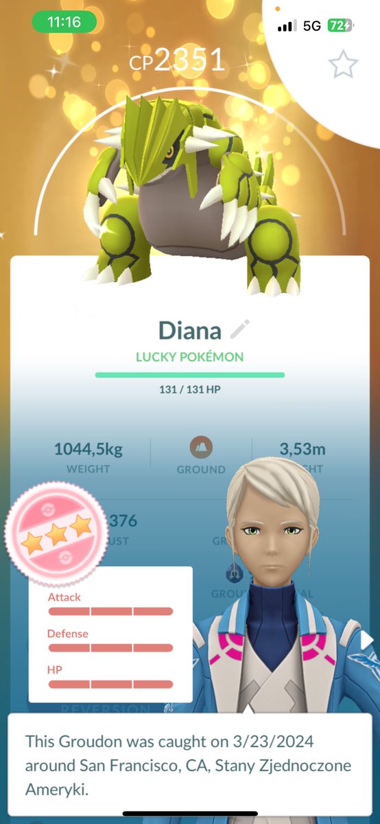 :DDDD #shundo #groudon #pokemongo #trade