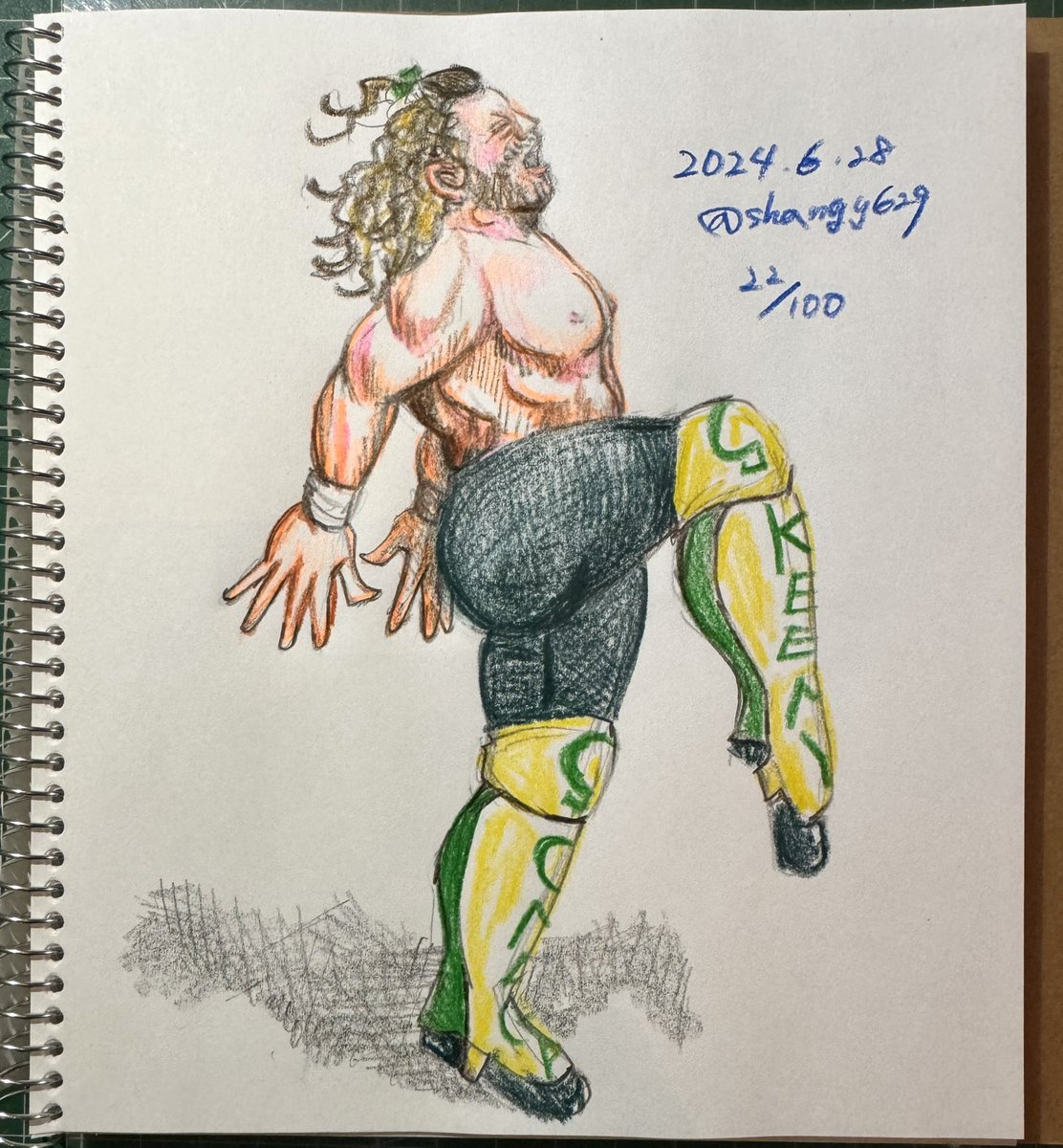 shangy629's tweet photo. 100枚描いたら願いが叶う!!✍️
ケニーの体調が良くなって、またリングでイブシさんといっしょに大暴れしてくれますように🙏
Vトリガーポーズ🦵
22/100
#願掛けケニー100 #KennyOmega #KENNYisGOD https://t.co/3EwqQlSeTS