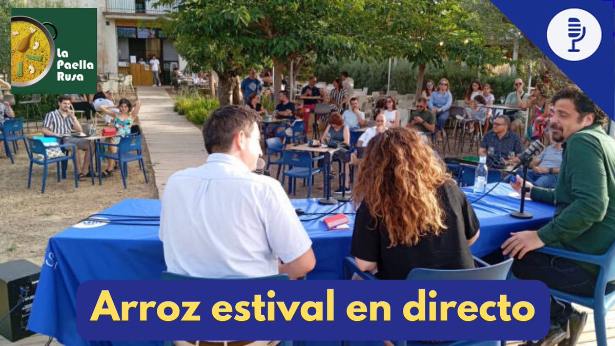 PlazaPodcast's tweet photo. 🎙️Ya tenéis disponible el último episodio de la temporada de #LaPaellaRusa: "Arroz estival en directo"

🔊 https://t.co/rsxeumMdo5
En ⬆️ @plazapodcast y plataformas

📺 https://t.co/zzEmJiiYov 
Y tb en ⬆️ Youtube https://t.co/aAOpzAF8pH