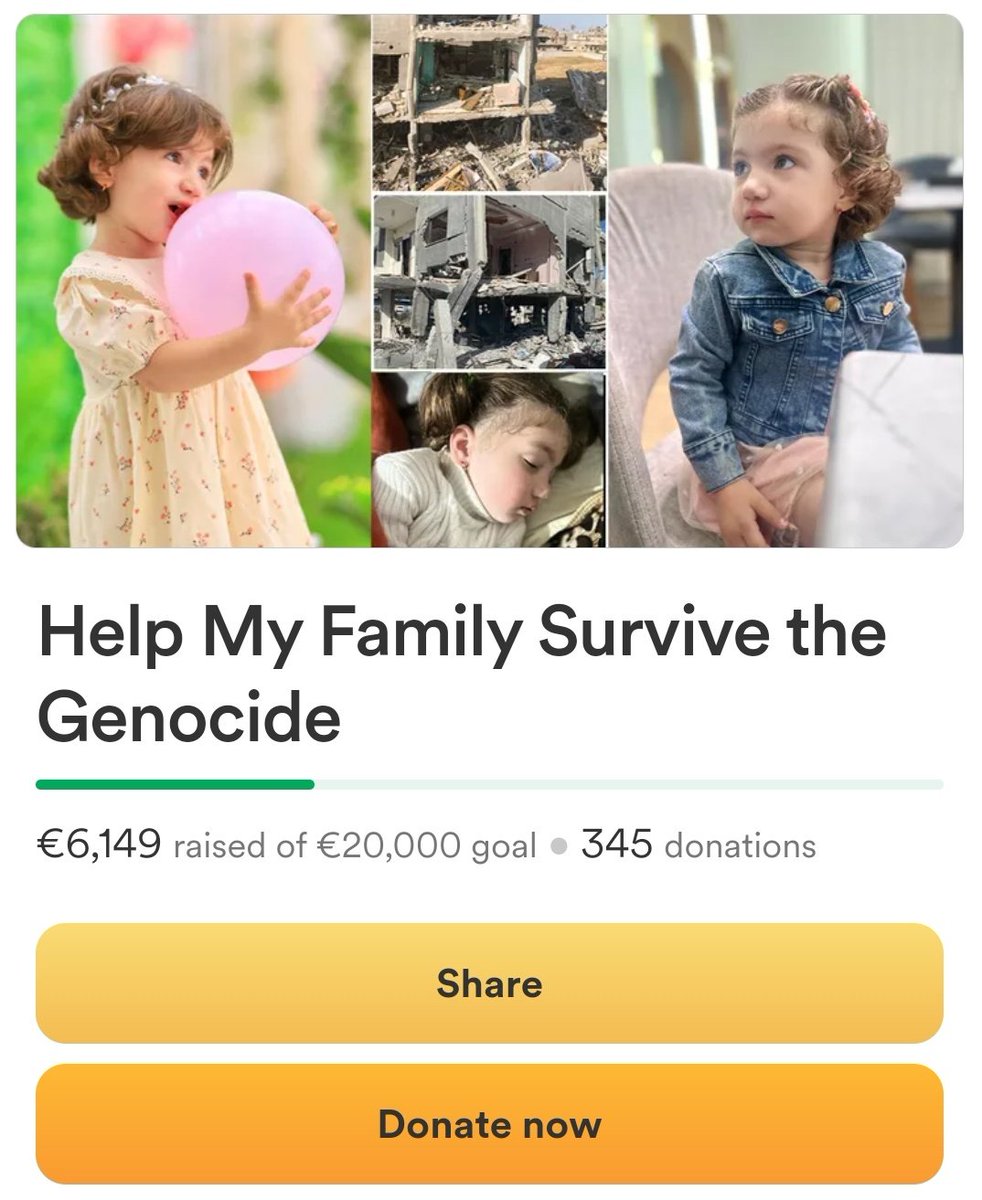We feel disappointed. We asked you to donate 10€ and share the link with your friends. It seems that no one is responding. Please don't fail us
Donate &amp; share 🙏
gofund.me/509d211e
