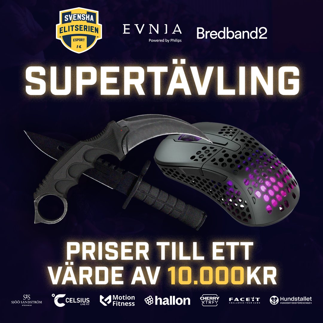 Svenska Elitserien CS2 tweet media