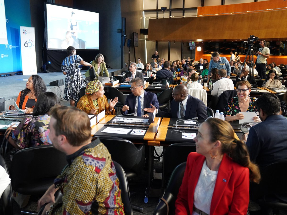 CokeHamilton's tweet photo. What a special moment we shared, marking our #ITC60 at @wto among extended family!

Our story is about people. It’s why we work in the smallest, least developed, hardest to reach countries.

We'll keep working to improve lives through trade with you by our side. To many more! 🎉 https://t.co/bqCHPbyQfP