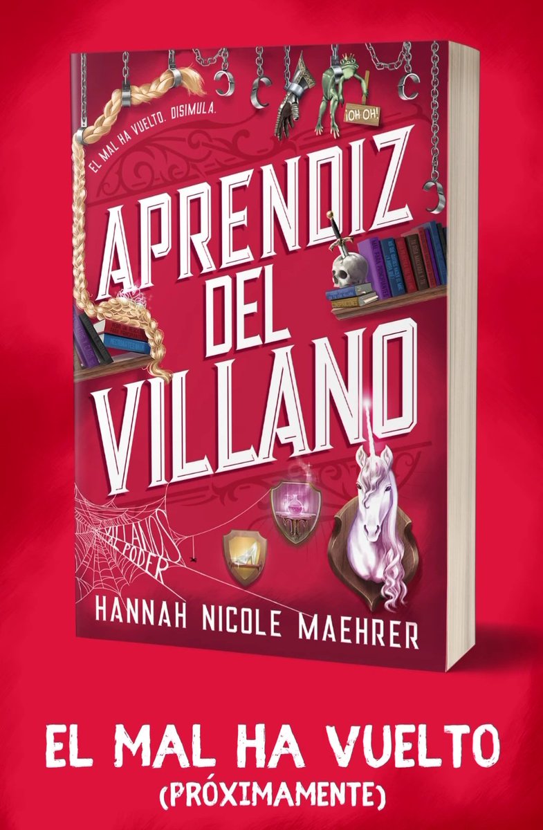 PreviouslyBook's tweet photo. #AprendizDelVillano

🔴NOVEDAD🔴

"El villano ha vuelto".

Faeris Editorial anuncia la portada de la secuela de #AsistenteDelVillano de Hannah Nicole Maehrer. 

Próximamente conoceremos la fecha de publicación. https://t.co/DMe4EmU9Et