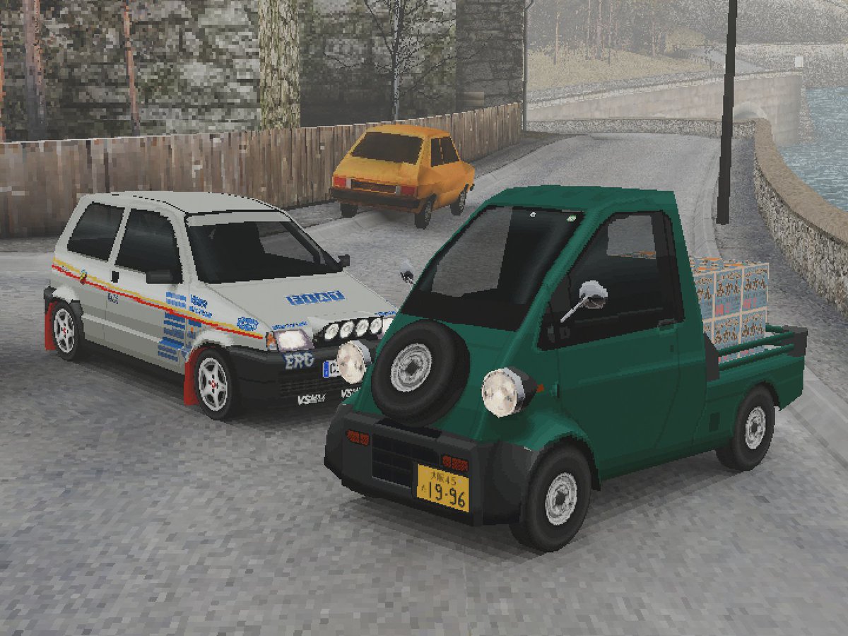 C1RCUi7's tweet photo. I have released a Micro Cars pack that includes a light truck that is probably the slowest in Shakedown history.
This time, I have also adjusted the handling sensation.
You will feel the difference in the handling feel.
https://t.co/nnE6Mmswaw
#ShakedownGame #modding https://t.co/cCK3CHojX1