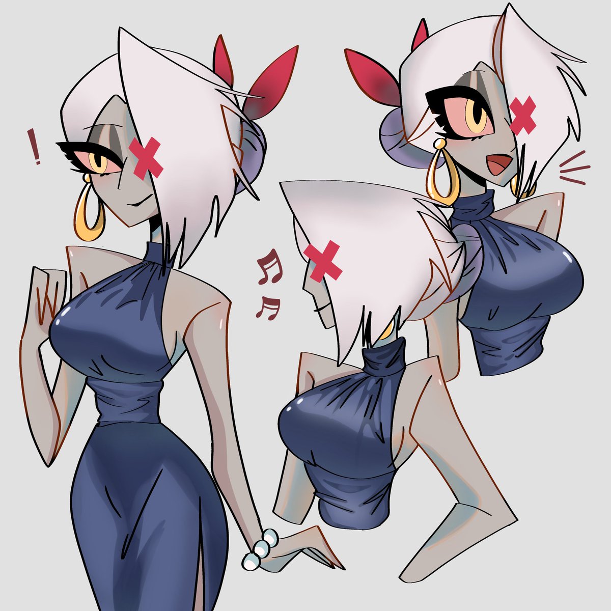 fauziab02522088's tweet photo. 🔮💫#vaggie #chaggie #HazbinHotel https://t.co/DLug8pZ2Ft
