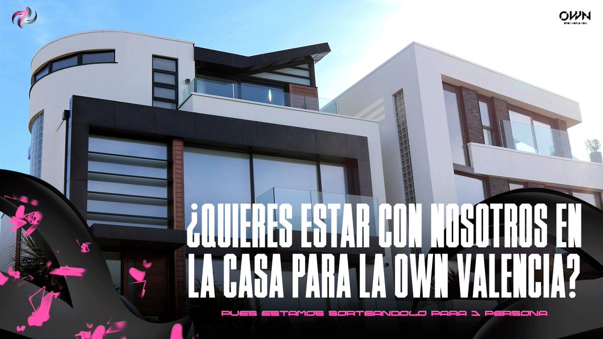 SORTEO 2 DIAS CON NOSOTROS EN VALENCIA 😏

Asistes a OWN Valencia y quieres pasar 2 días con los miembros de InTenZive? Es tu día, estaremos sorteando 2 días (6 y 7 de julio) con nosotros en la casa de Valencia 

Para participar es muy simple:

- Seguir a <a href="/InTenZiveEU/">InTenZive</a> 
-