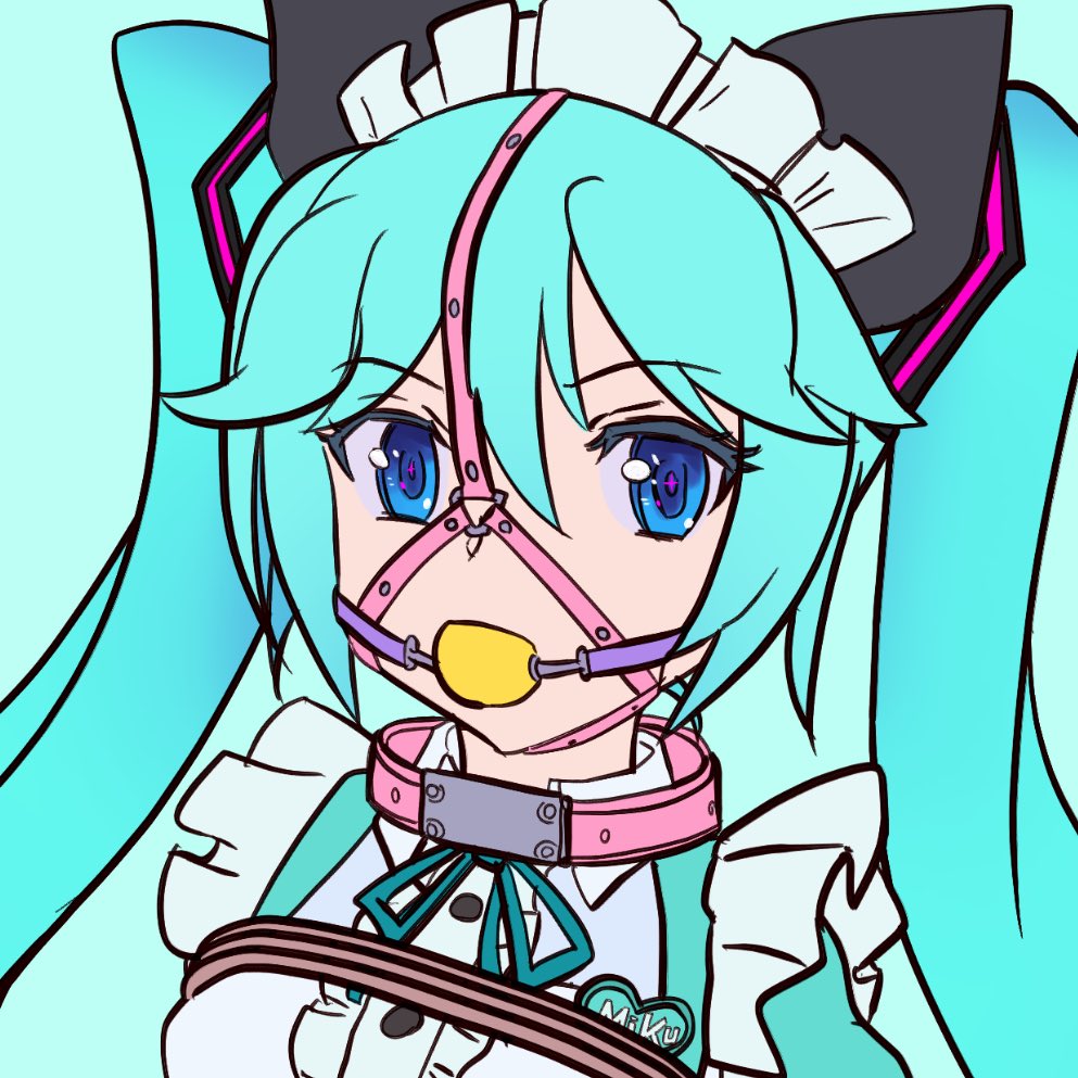 コミッションミクさん塗り中 