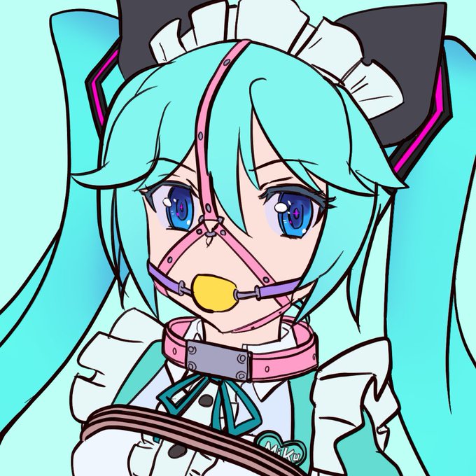 コミッションミクさん塗り中 